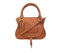Chloé - Marcie Medium sac bandoulière en cuir - Femme - Sacs - Brun - Taille: ONE Size