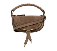 Chloé - Marcie Mini Shoulder Bag - Femme - Sacs - Brun - Taille: ONE Size