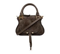 Chloé - Marcie S Sac en Daim - Femme - Sacs - Gris - Taille: ONE Size