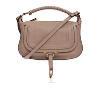 Chloé - Marcie Small Handbag - Femme - Sacs - Beige - Taille: ONE Size