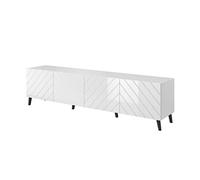 Chloe - meuble TV - 4 portes - 200 cm - Blanc