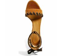 Chloe Miles Emblématique Whipstitch Sangle Lace-Up Daim Sandales Chaussures 6.5