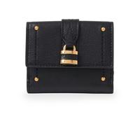 Chloé - Mini Portefeuille Tri-fold Paddington - Femme - Accessoires - Noir - Taille: ONE Size