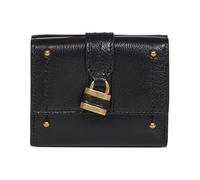 Chloé - Mini Portefeuille Tri-fold Paddington - Femme - Accessoires - Noir - Taille: ONE Size