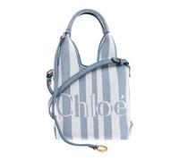 Chloé - Mini sac rayé - Femme - Sacs - Bleu - Taille: ONE Size