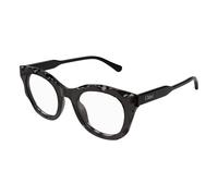 Chloé - Monture optique Panthos - Femme - Accessoires - Gris - Taille: 49 MM