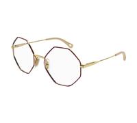 Chloé - Monture optique ronde - unisex - Accessoires - Jaune - Taille: 50 MM