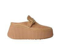 Chloé - Mules Compensées Nama - Femme - Chaussures - Brun - Taille: 41 EU