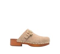 Chloé - Mules Jeannette - Femme - Chaussures - Beige - Taille: 40 EU