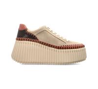 Chloé - Nama Baskets Compensées - Femme - Chaussures - Beige - Taille: 39 EU