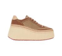 Chloé - Nama Platform Baskets - Femme - Chaussures - Brun - Taille: 39 EU