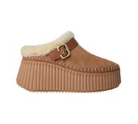 Chloé - Nama Wedge Mule - Femme - Chaussures - Brun - Taille: 39 EU