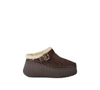 Chloé - Nama Wedge Mules - Femme - Chaussures - Brun - Taille: 38 EU