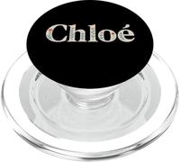 Chloe Nom personnalisé Fleur Botanique Personnalisée Femme Fille PopSockets PopGrip pour MagSafe