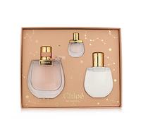 Chloé Nomade EDP 75 ml + EDP MINI 5 ml + Lait pour le corps 100 ml variante Cover with Gold Flowers