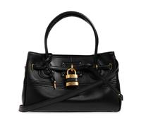 Chloé - Paddington Leather Tote - Femme - Sacs - Noir - Taille: ONE Size