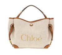 Chloé - Petit sac cabas Double Carry - Femme - Sacs - Beige - Taille: ONE Size