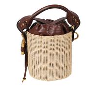 Chloé - Petit sac seau Paddington - Femme - Sacs - Brun - Taille: ONE Size
