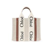 Chloé - Petit Woody Tote Bag - Femme - Sacs - Blanc - Taille: ONE Size