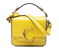 Chloé Pre-owned - Pre-owned C Satchel - Femme - Pre-owned - Jaune - Taille: ONE Size
