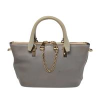 Chloé Pre-owned - Pre-owned Cuir cabas - Femme - Pre-owned - Gris - Taille: ONE Size