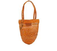 Chloé Pre-owned - Pre-owned Raffia Tote Bag - Femme - Pre-owned - Orange - Taille: ONE Size