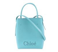 Chloé Pre-owned - Pre-owned Sense Leather Shoulder Bag - Femme - Pre-owned - Bleu - Taille: ONE Size