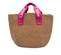 Chloé Pre-owned - Pre-owned Woody Basket Tote - Femme - Pre-owned - Brun - Taille: ONE Size