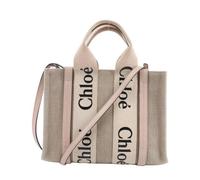 Chloé Pre-owned - Pre-owned Woody Small 2-way Handbag - Femme - Pre-owned - Beige - Taille: ONE Size