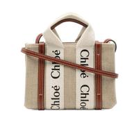 Chloé Pre-owned - Pre-owned Woody Tote Bag - Femme - Pre-owned - Beige - Taille: ONE Size