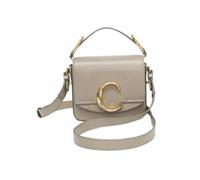 Chloé Pre-owned - Sac bandoulière C Mini Pre-owned - Femme - Pre-owned - Gris - Taille: ONE Size