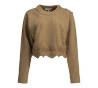 CHLOÉ pull à col roulé femme marron - M