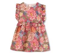 Chloe - Robe À Manches Courtes - Garnet Rose - Fille - 12 Mois