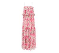 Chloé - Robe Longue Fleurie à Volants - Femme - Robes - Multicolore - Taille: 40 FR
