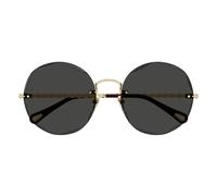 Chloé - Round Lunettes de soleil - unisex - Accessoires - Jaune - Taille: 57 MM