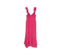 Chloé - Ruffled Silk Maxi Dress - Femme - Robes - Rose - Taille: 38 FR