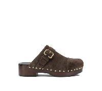Chloé sabots femme marrons jeannette en cuir - 39