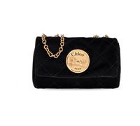 Chloé - Sac à bandoulière Heritage Petit - Femme - Sacs - Noir - Taille: ONE Size