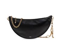 Chloé Sac à bandoulière femme en peau d'agneau Noir Taille ONE Size logo imprimé