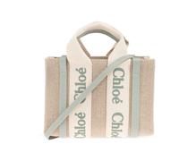 Chloé - Sac à bandoulière Woody Mini - Femme - Sacs - Beige - Taille: ONE Size