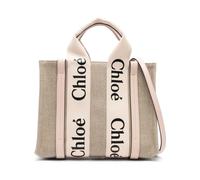 Chloé - Small Woody Tote Bag - Femme - Sacs - Rose - Taille: ONE Size