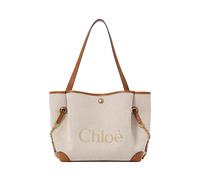 Chloé - Sac Cabas Double Clover - Femme - Sacs - Brun - Taille: ONE Size