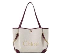 Chloé - Sac cabas en coton Clover - Femme - Sacs - Beige - Taille: ONE Size
