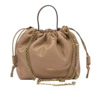 Chloé - Sac porté épaule Icons Petit Modèle avec chaîne - Femme - Sacs - Beige - Taille: ONE Size