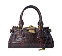 Chloé - Sac porté épaule Paddington effet python embossé - Femme - Sacs - Multicolore - Taille: ONE Size