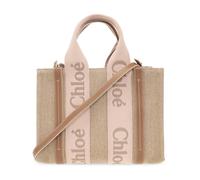 Chloé - Sac Shopper Petit Woody - Femme - Sacs - Beige - Taille: ONE Size
