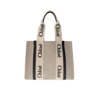 Chloé - Sac Tote Woody Élégant - Femme - Sacs - Blanc - Taille: ONE Size
