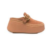 Chloé - Sandales compensées - Femme - Chaussures - Brun - Taille: 37 EU