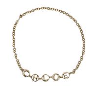 Chloé - Script Jewelry Belt - Femme - Accessoires - Jaune - Taille: ONE Size