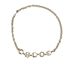 Chloé - Script Jewelry Belt - Femme - Accessoires - Jaune - Taille: ONE Size